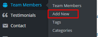 Add new Team Member